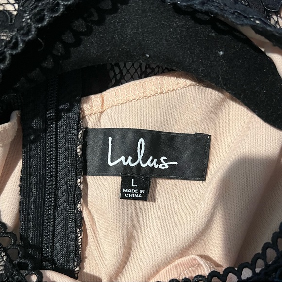 Lulu’s Black Lace Dress - Picture 2 of 3